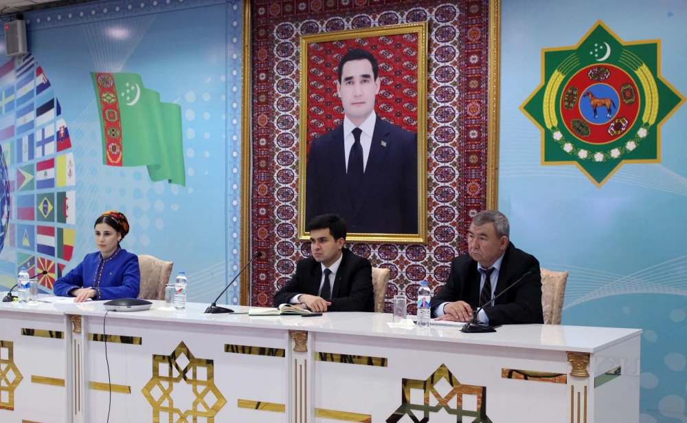 Productive Meeting with representatives of the University of New Mexico of the USA and the IIRMFA of Turkmenistan